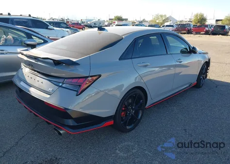 2025 Hyundai Elantra N z USA, uszkodzony, nr VIN KMHLW4DK2SU031627